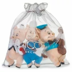 The Three Little Pigs Plush Set – Disney100 – Small 11'' -National Geographic Shop 1234105804694 6