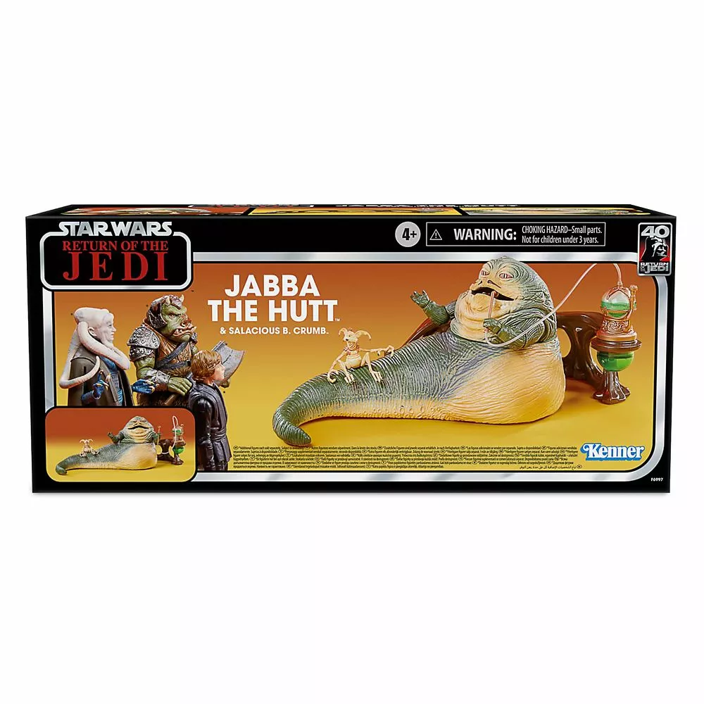 Jabba The Hutt & Salacious B. Crumb Action Figure Set By Hasbro – Star Wars: Return Of The Jedi 40th Anniversary – The Black Series 7 Jabba The Hutt & Salacious B. Crumb Action Figure Set By Hasbro – Star Wars: Return Of The Jedi 40th Anniversary – The Black Series - Image 5