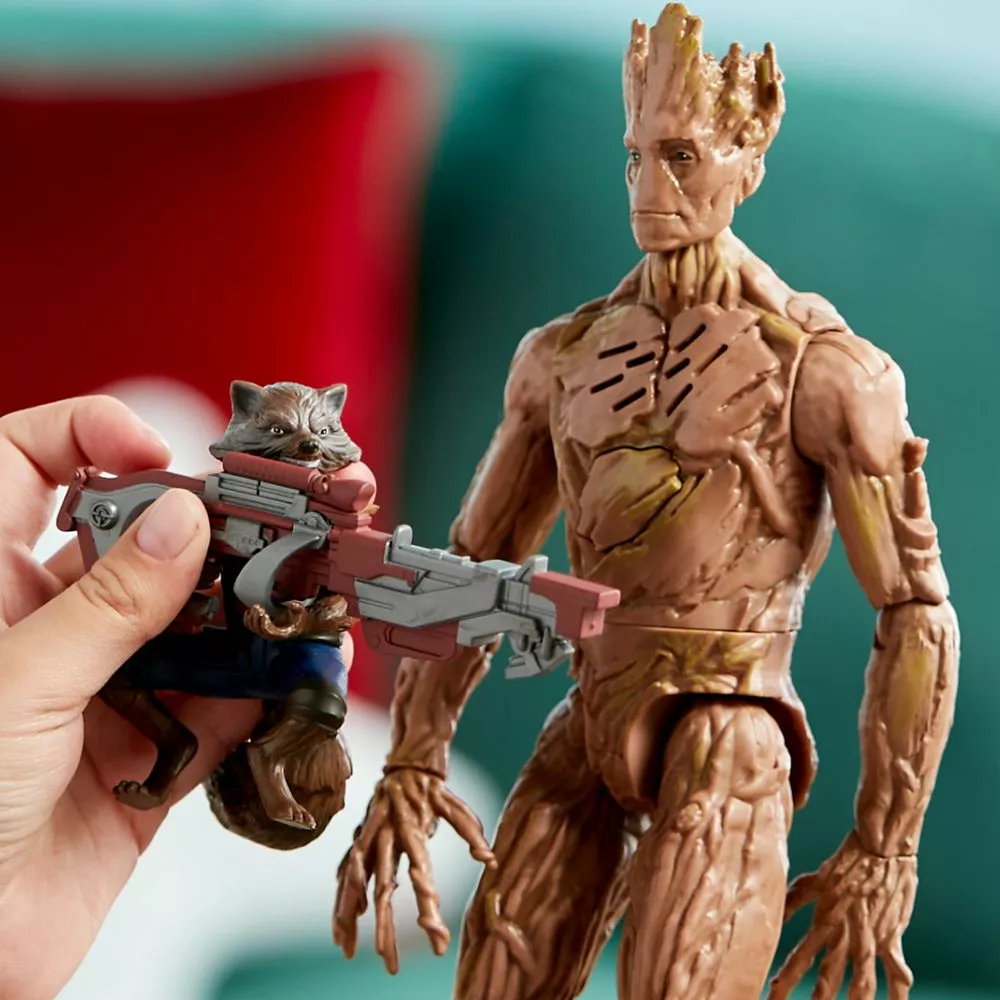 Groot & Rocket Talking Action Figure Set – Guardians Of The Galaxy Vol. 3 4 Groot & Rocket Talking Action Figure Set – Guardians Of The Galaxy Vol. 3 - Image 2