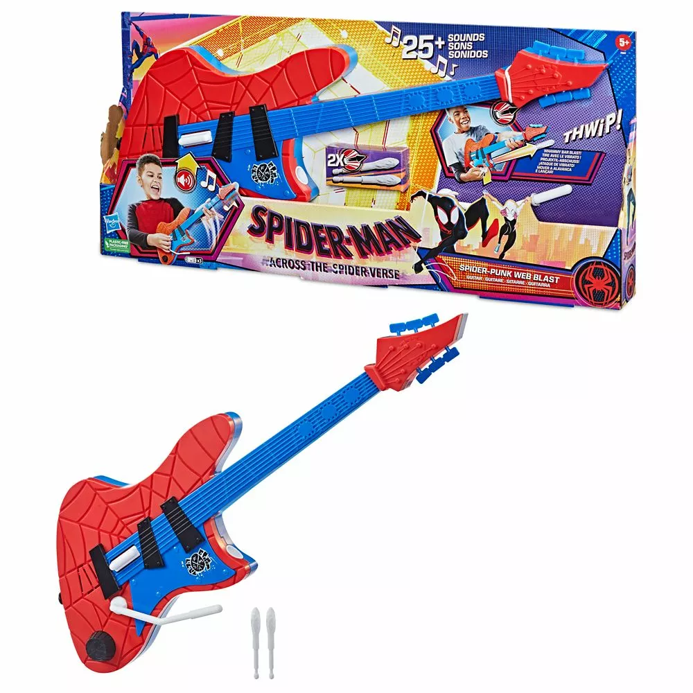 Spider-Man: Across The Spider-Verse Spider-Punk Web Blast Guitar 4 Spider-Man: Across The Spider-Verse Spider-Punk Web Blast Guitar - Image 2