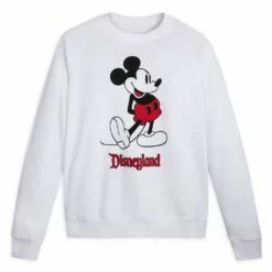 Mickey Mouse Classic Sweatshirt For Adults – Disneyland – White