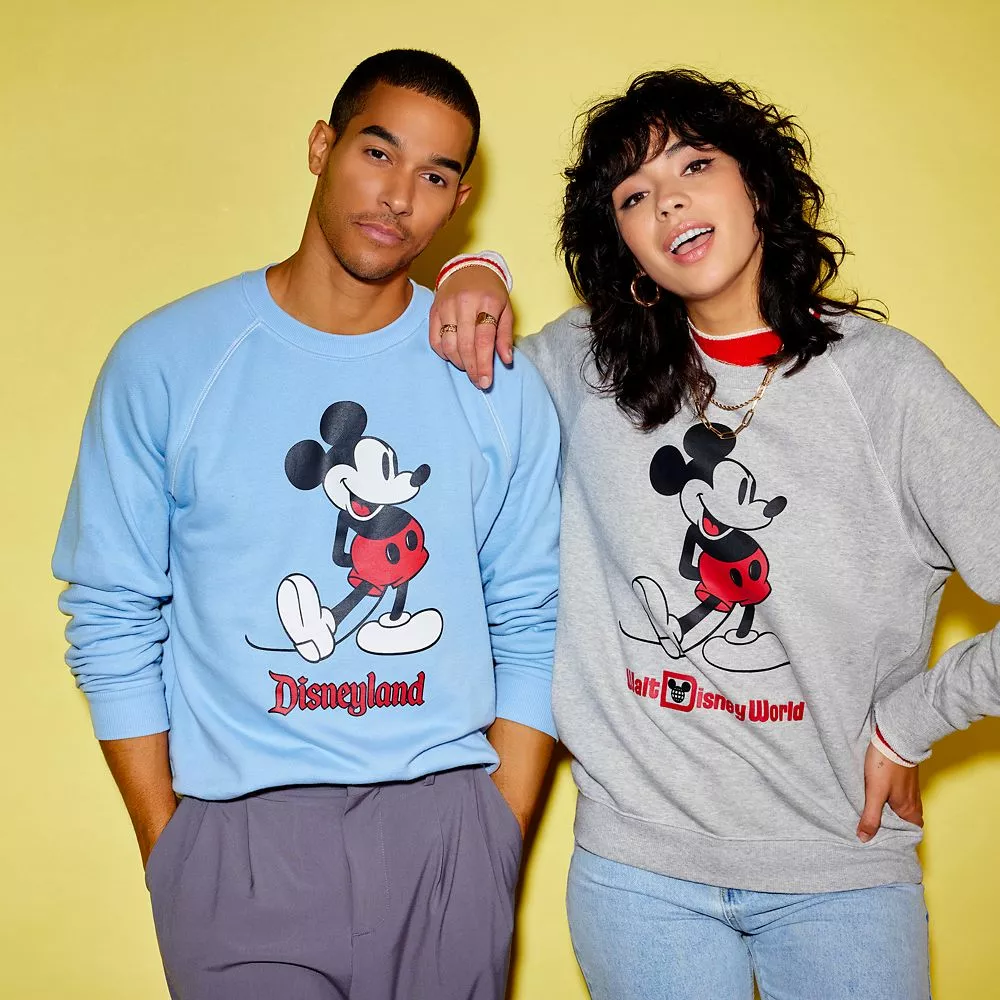Mickey Mouse Classic Sweatshirt For Adults – Disneyland – Blue 4 Mickey Mouse Classic Sweatshirt For Adults – Disneyland – Blue - Image 2