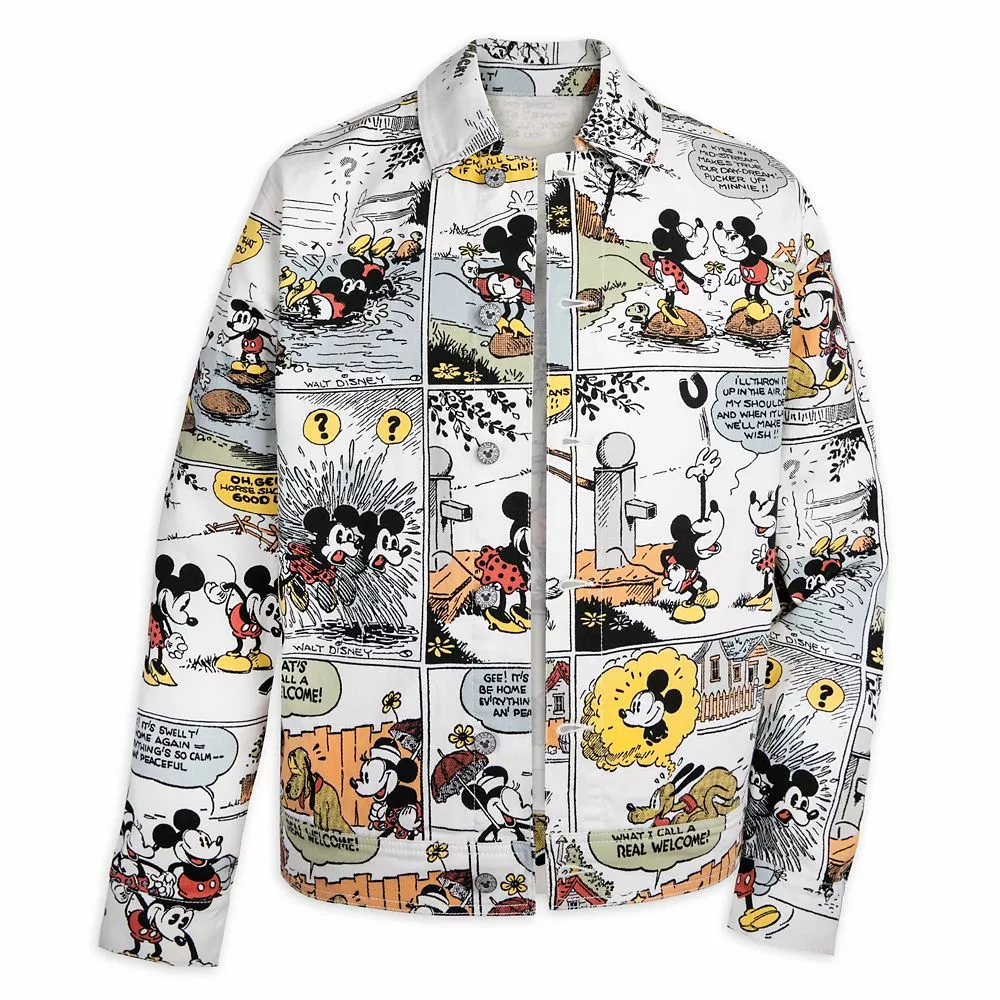 Mickey Mouse And Friends Denim Jacket For Adults By Our Universe 5 Mickey Mouse And Friends Denim Jacket For Adults By Our Universe - Image 3