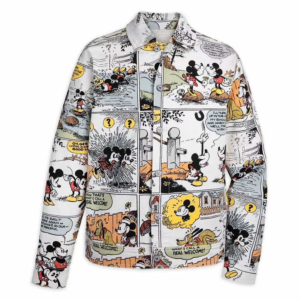 Mickey Mouse And Friends Denim Jacket For Adults By Our Universe 3 Mickey Mouse And Friends Denim Jacket For Adults By Our Universe