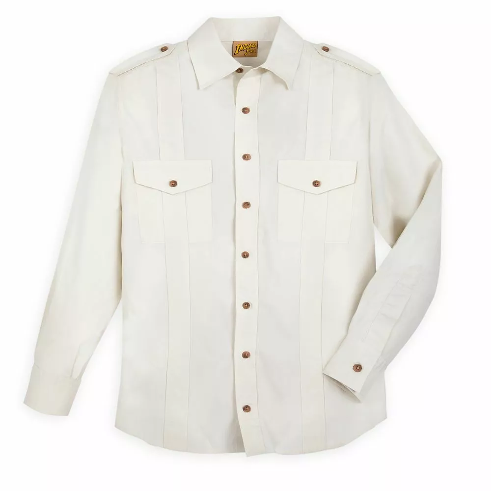Indiana Jones Button Down Shirt For Adults 3 Indiana Jones Button Down Shirt For Adults