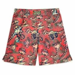 Cars On The Road Swim Trunks For Kids