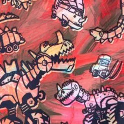 Cars On The Road Swim Trunks For Kids -National Geographic Shop 3921046952291 4