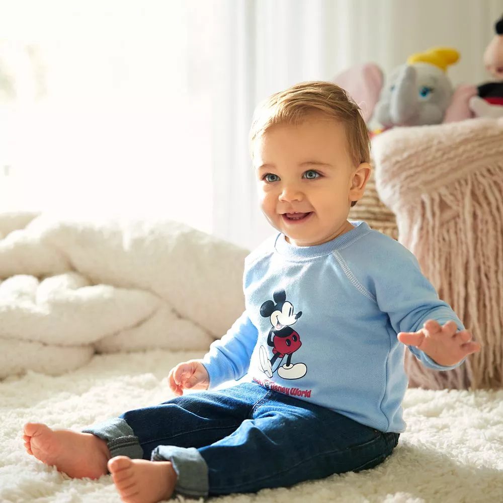Mickey Mouse Classic Sweatshirt For Baby – Walt Disney World – Blue 4 Mickey Mouse Classic Sweatshirt For Baby – Walt Disney World – Blue - Image 2