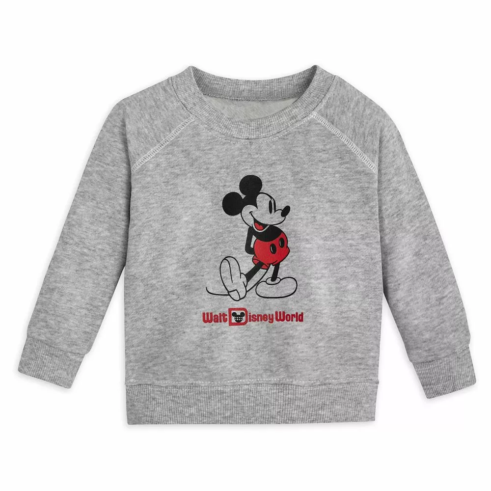 Mickey Mouse Classic Sweatshirt For Baby – Walt Disney World – Gray 3 Mickey Mouse Classic Sweatshirt For Baby – Walt Disney World – Gray