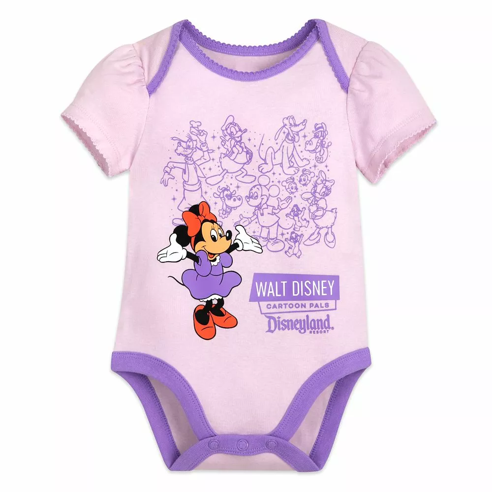 Minnie Mouse And Friends Bodysuit For Baby – Disneyland 3 Minnie Mouse And Friends Bodysuit For Baby – Disneyland