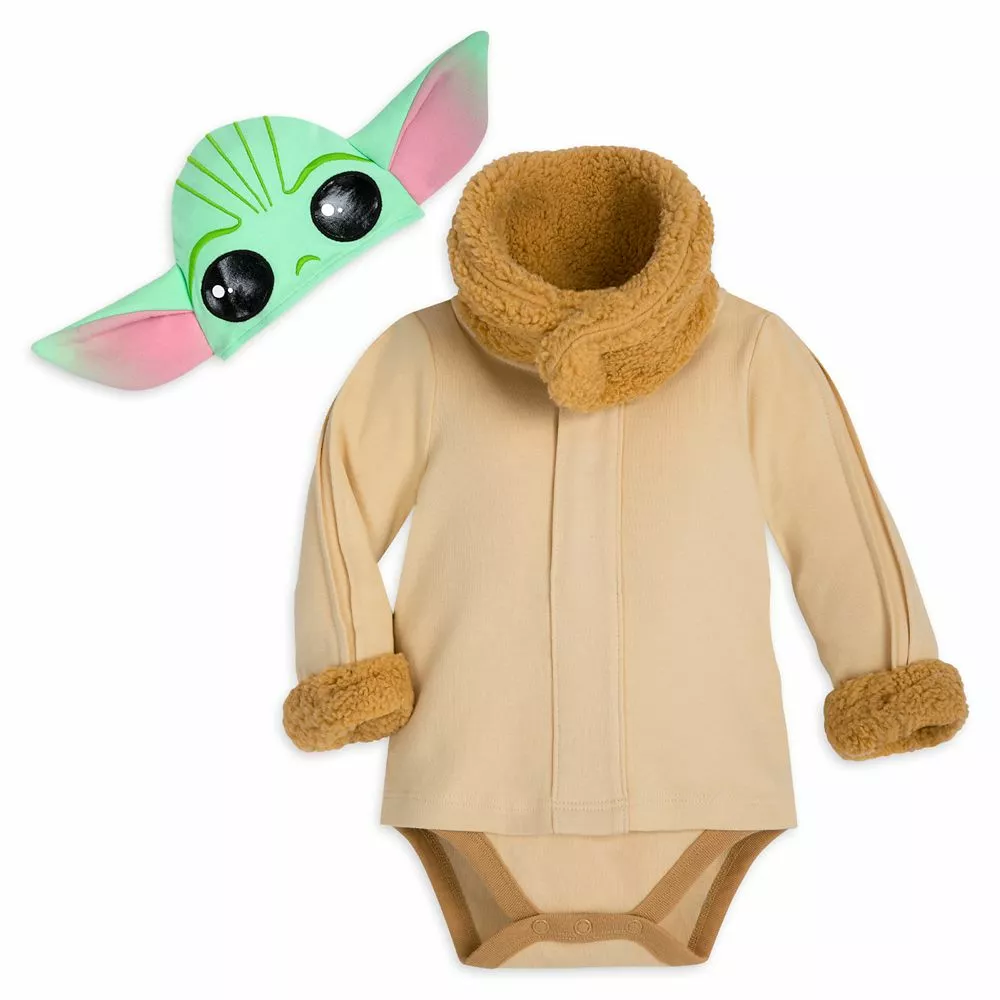 Grogu Costume Bodysuit For Baby – Star Wars 3 Grogu Costume Bodysuit For Baby – Star Wars