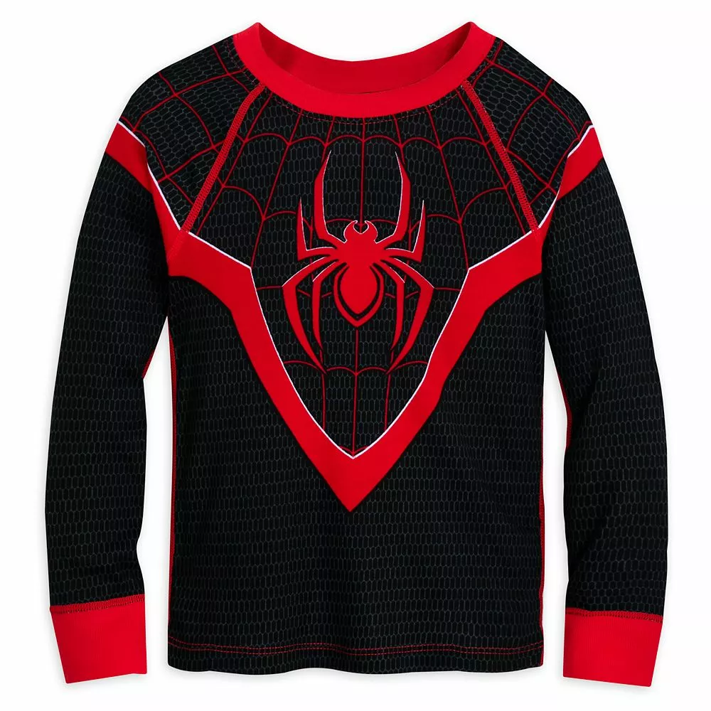 Spider-Man Miles Morales Costume PJ PALS For Kids 4 Spider-Man Miles Morales Costume PJ PALS For Kids - Image 2