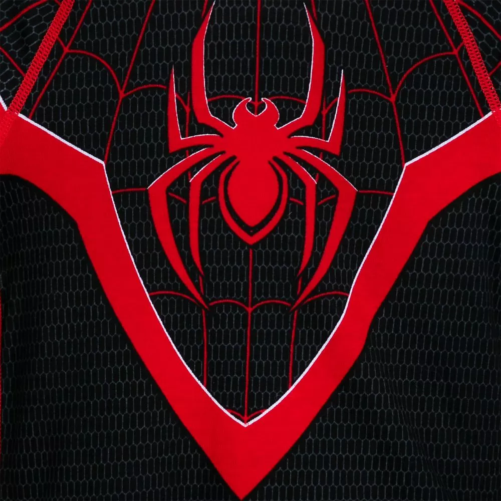 Spider-Man Miles Morales Costume PJ PALS For Kids 5 Spider-Man Miles Morales Costume PJ PALS For Kids - Image 3