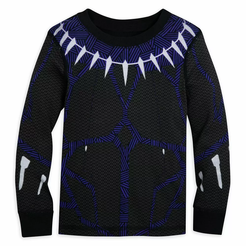 Black Panther Costume PJ PALS For Kids 4 Black Panther Costume PJ PALS For Kids - Image 2