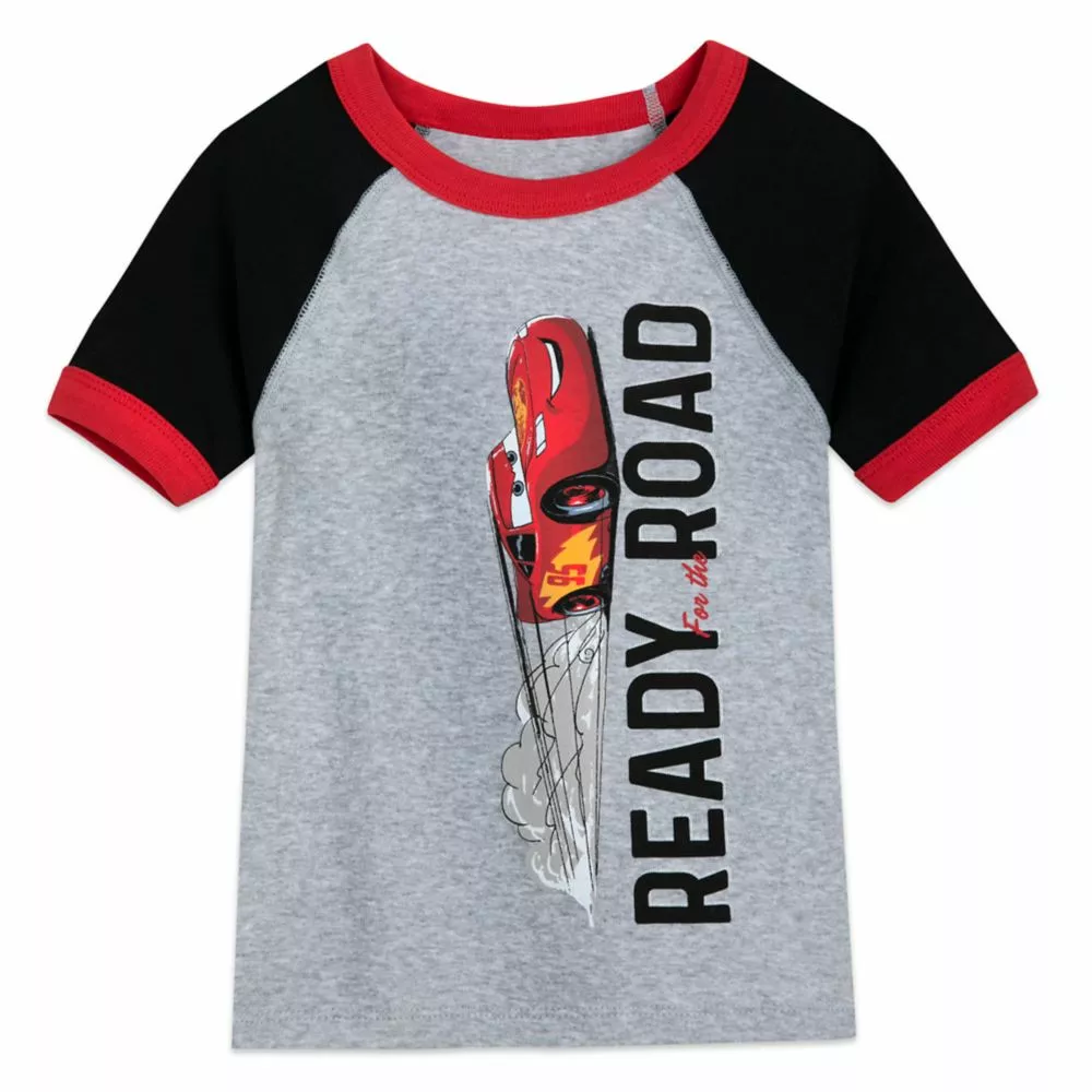 Lightning McQueen PJ PALS Short Set For Kids – Cars 4 Lightning McQueen PJ PALS Short Set For Kids – Cars - Image 2