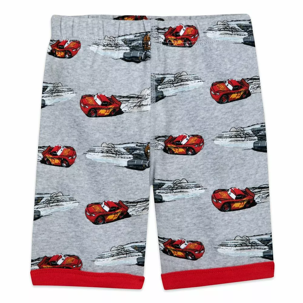 Lightning McQueen PJ PALS Short Set For Kids – Cars 6 Lightning McQueen PJ PALS Short Set For Kids – Cars - Image 4
