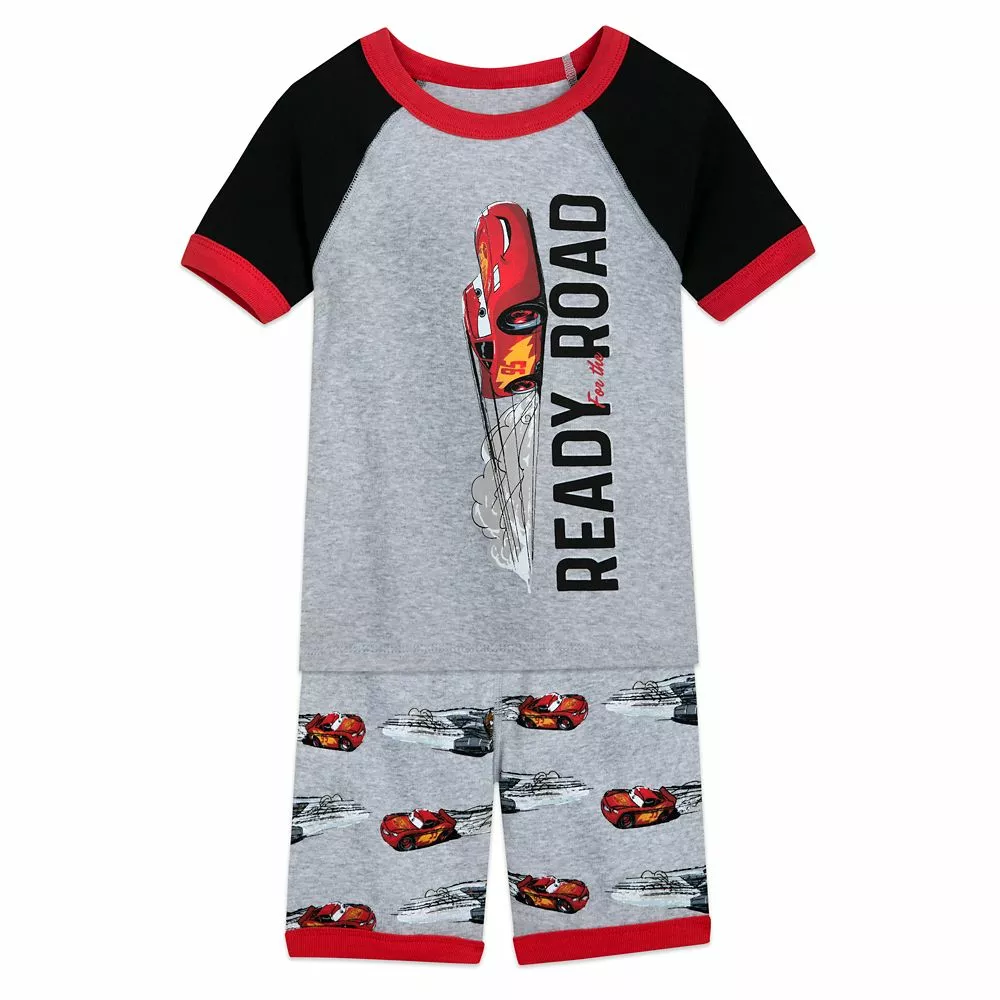 Lightning McQueen PJ PALS Short Set For Kids – Cars 3 Lightning McQueen PJ PALS Short Set For Kids – Cars