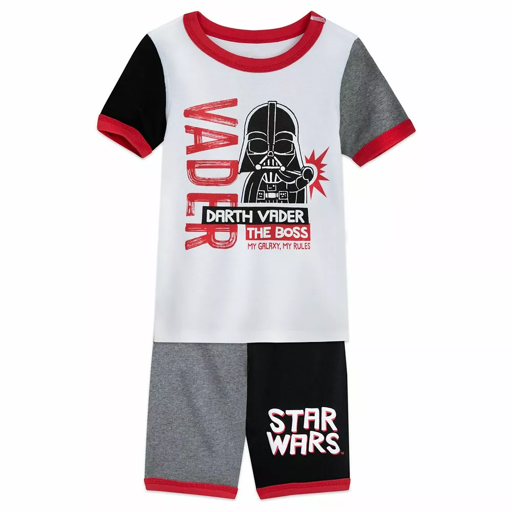 Darth Vader PJ PALS Short Set For Kids – Star Wars 3 Darth Vader PJ PALS Short Set For Kids – Star Wars