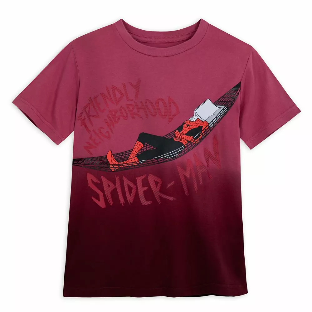 Spider-Man Dip-Dye T-Shirt For Boys 3 Spider-Man Dip-Dye T-Shirt For Boys