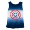 Captain America Dip-Dye Tank Top For Women 1 Captain America Dip-Dye Tank Top For Women -National Geographic Shop 5106048028668