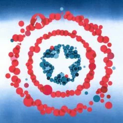 Captain America Dip-Dye Tank Top For Women -National Geographic Shop 5106048028668 2