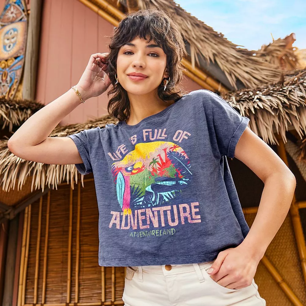 Adventureland ''Life Is Full Of Adventure'' Crop Top For Women 4 Adventureland ''Life Is Full Of Adventure'' Crop Top For Women - Image 2