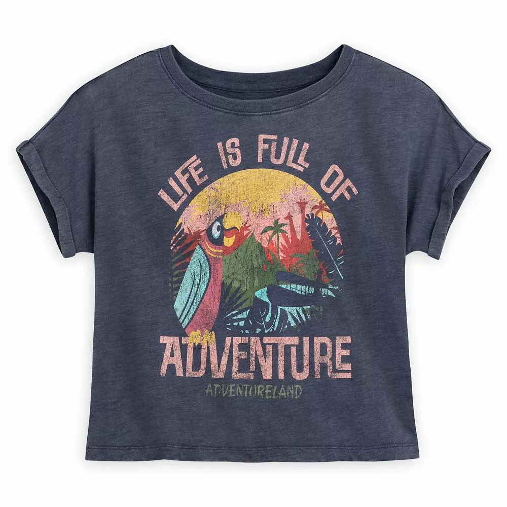 Adventureland ''Life Is Full Of Adventure'' Crop Top For Women 3 Adventureland ''Life Is Full Of Adventure'' Crop Top For Women