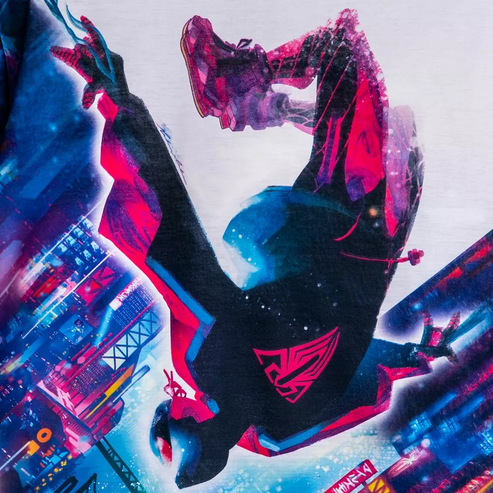 Spider-Man: Miles Morales Artist Series T-Shirt For Adults By Mateus Manhanini 6 Spider-Man: Miles Morales Artist Series T-Shirt For Adults By Mateus Manhanini - Image 4