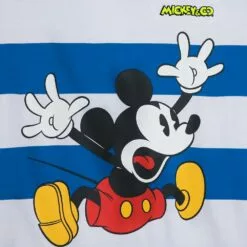 Mickey Mouse Striped T-Shirt For Adults – Mickey & Co. -National Geographic Shop 5303057398679 3