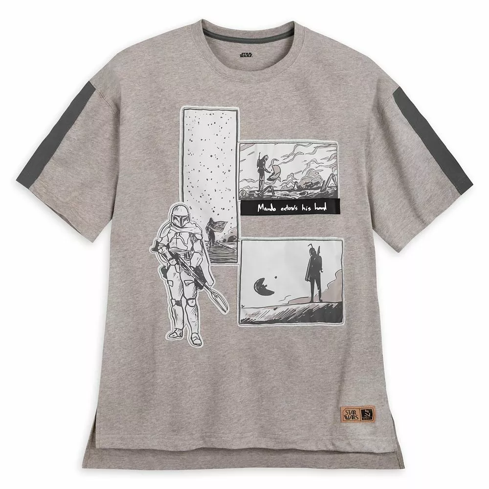 Star Wars: The Mandalorian T-Shirt For Adults 3 Star Wars: The Mandalorian T-Shirt For Adults
