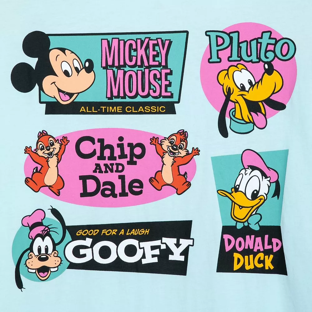 Mickey Mouse And Friends Pocket T-Shirt For Adults 6 Mickey Mouse And Friends Pocket T-Shirt For Adults - Image 4