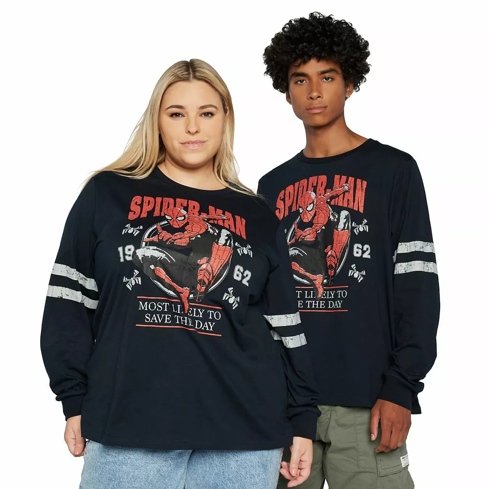 Spider-Man Long Sleeve T-Shirt For Adults 3 Spider-Man Long Sleeve T-Shirt For Adults