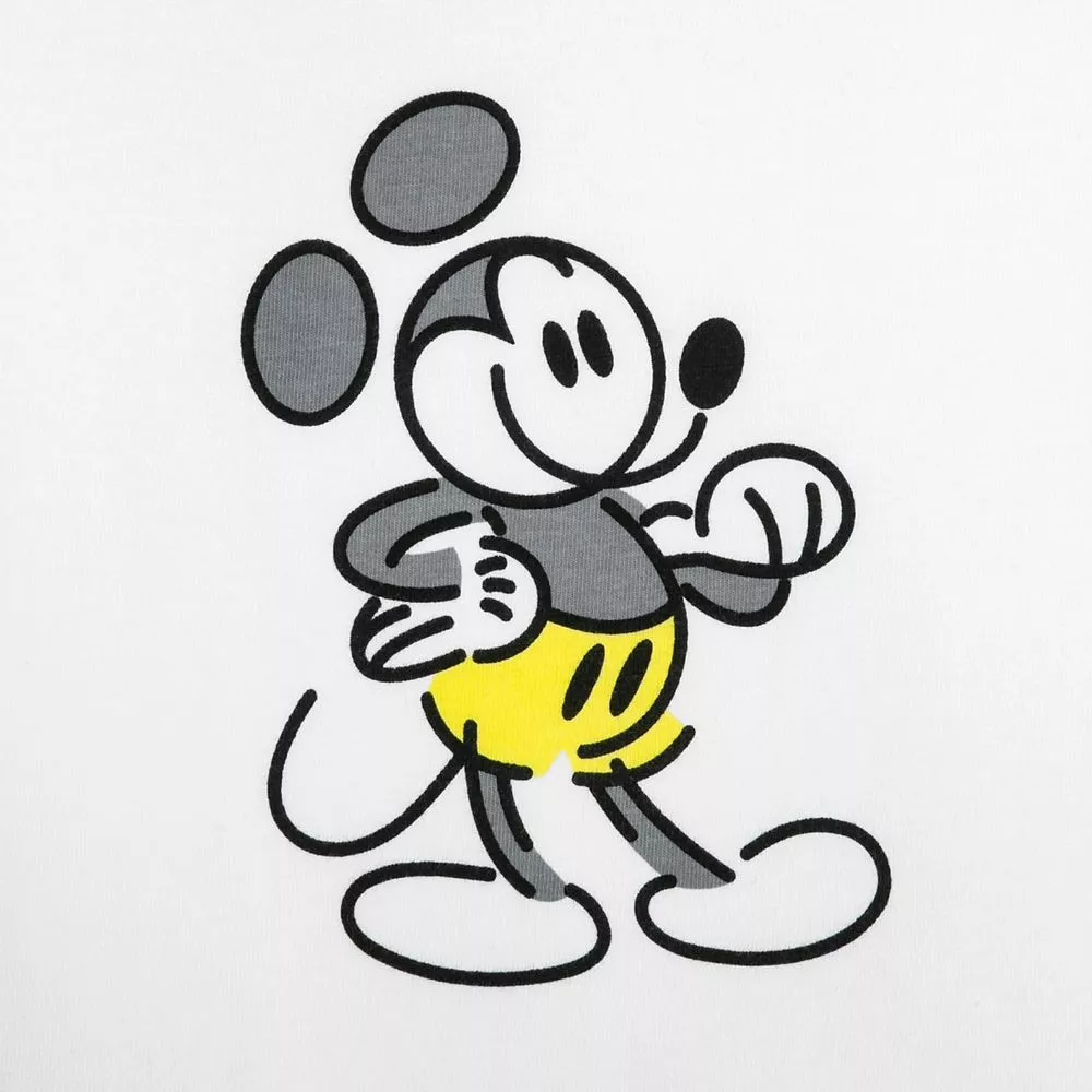 Mickey Mouse Genuine Mousewear T-Shirt For Adults – White 4 Mickey Mouse Genuine Mousewear T-Shirt For Adults – White - Image 2