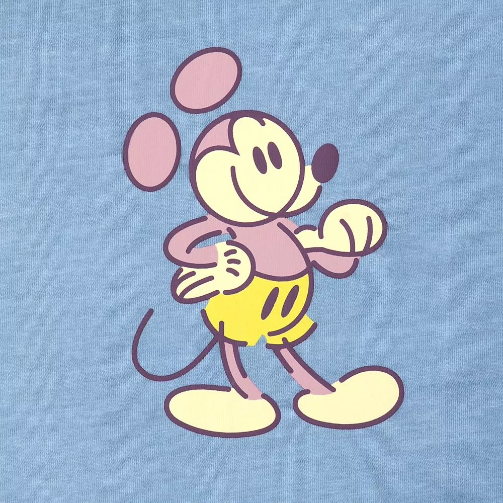 Mickey Mouse Genuine Mousewear T-Shirt For Adults – Blue 4 Mickey Mouse Genuine Mousewear T-Shirt For Adults – Blue - Image 2