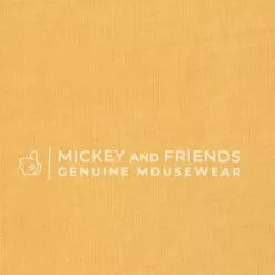 Mickey Mouse Genuine Mousewear T-Shirt For Adults – Gold -National Geographic Shop 5620059758258 2