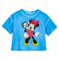 Minnie Mouse And Figaro Fashion T-Shirt For Girls