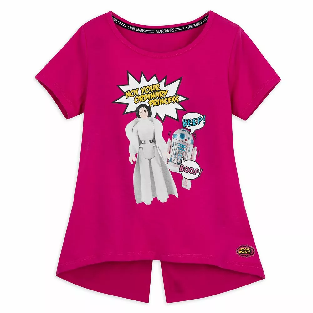 Princess Leia And R2-D2 Action Figure T-Shirt For Kids – Star Wars 3 Princess Leia And R2-D2 Action Figure T-Shirt For Kids – Star Wars