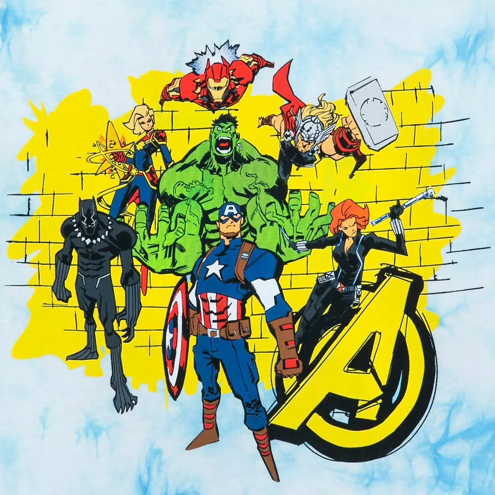 The Avengers Tie-Dye Fashion Tee For Kids – Sensory Friendly 5 The Avengers Tie-Dye Fashion Tee For Kids – Sensory Friendly - Image 3