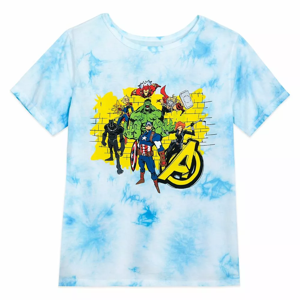 The Avengers Tie-Dye Fashion Tee For Kids – Sensory Friendly 3 The Avengers Tie-Dye Fashion Tee For Kids – Sensory Friendly