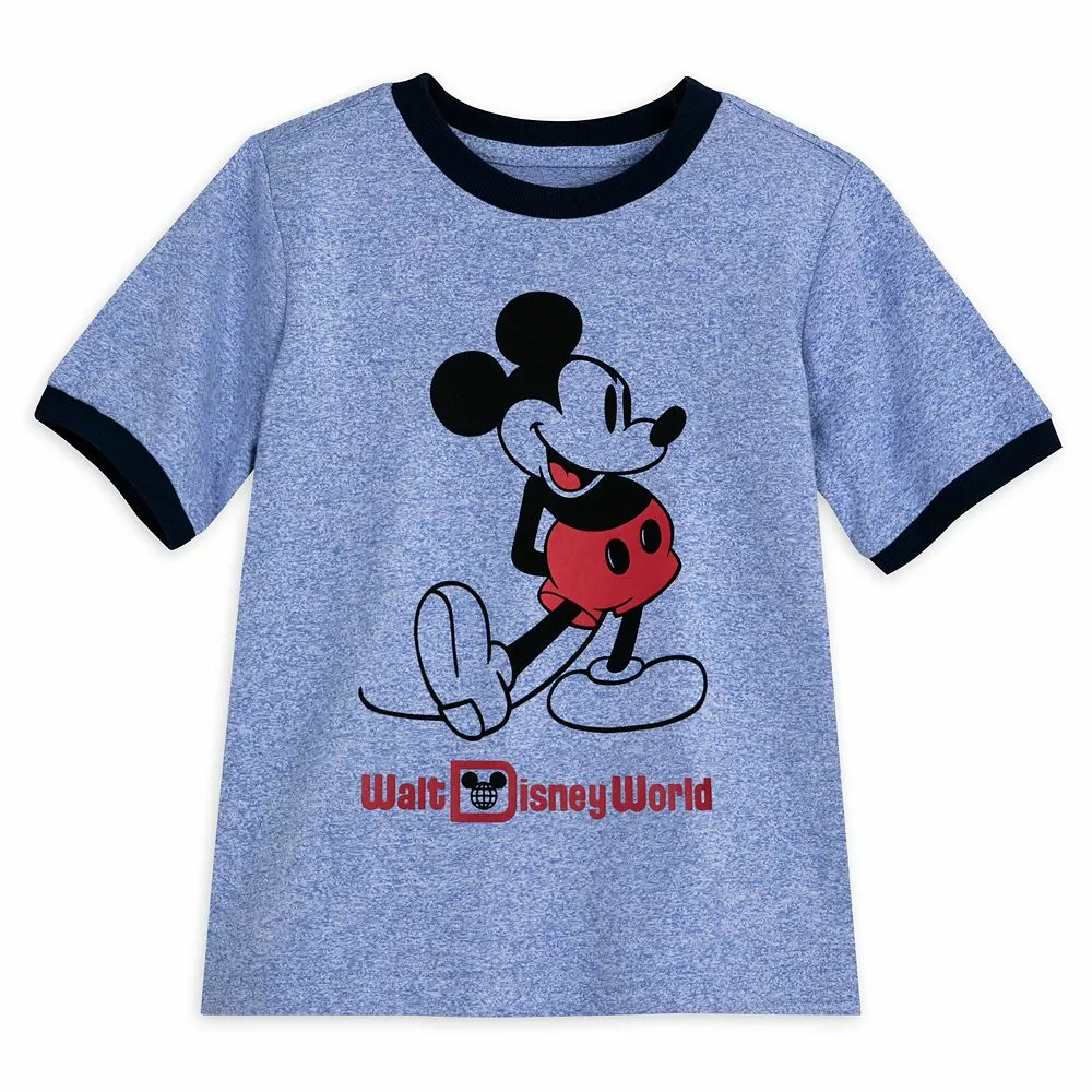 Mickey Mouse Classic Ringer T-Shirt For Kids – Walt Disney World – Blue 3 Mickey Mouse Classic Ringer T-Shirt For Kids – Walt Disney World – Blue