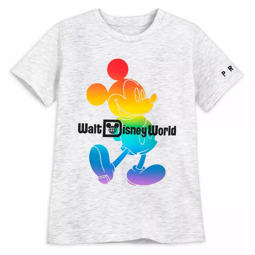Disney Pride Collection Mickey Mouse T-Shirt For Kids – Walt Disney World 3 Disney Pride Collection Mickey Mouse T-Shirt For Kids – Walt Disney World