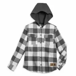 Star Wars: The Mandalorian Hooded Shirt Jacket For Kids