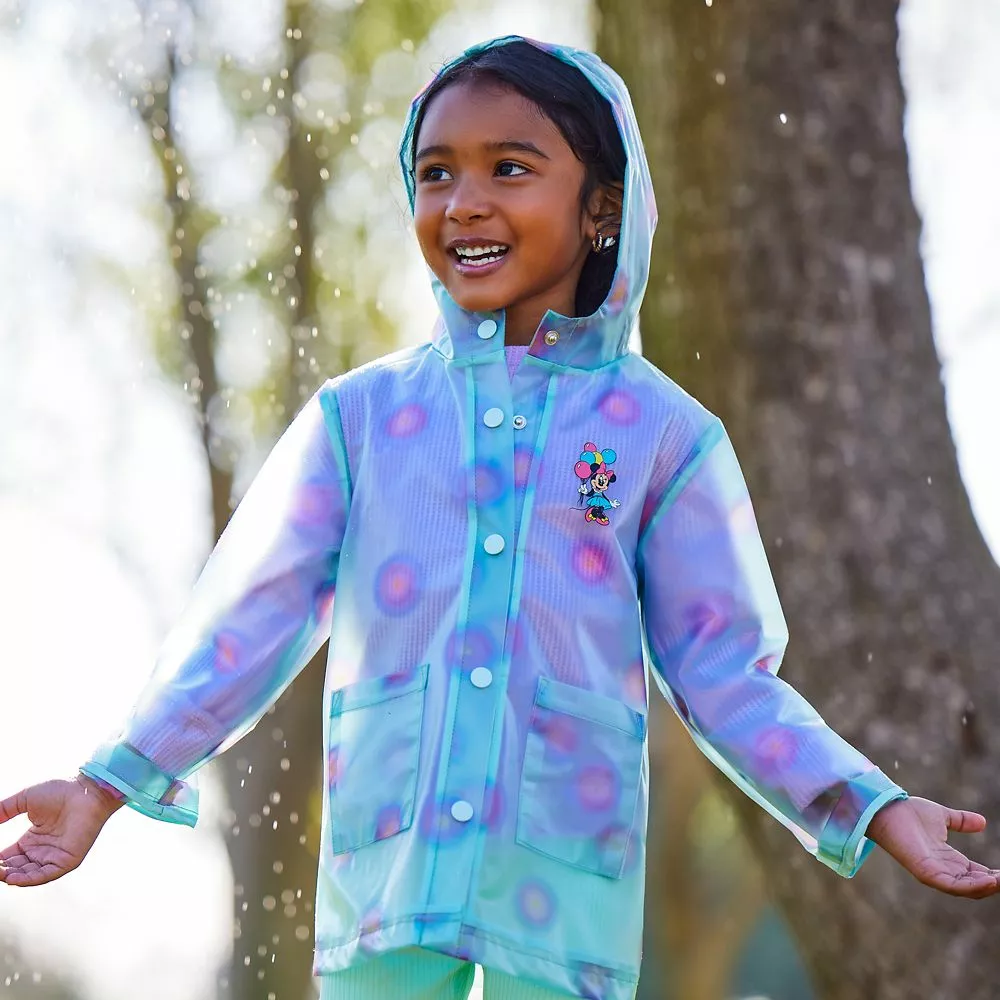 Minnie Mouse Hooded Rain Jacket For Kids 4 Minnie Mouse Hooded Rain Jacket For Kids - Image 2