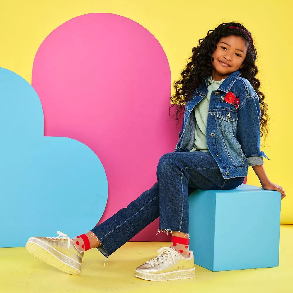 Inspired By Belle – Beauty And The Beast Disney Ily 4EVER Denim Jacket For Girls 4 Inspired By Belle – Beauty And The Beast Disney Ily 4EVER Denim Jacket For Girls - Image 2