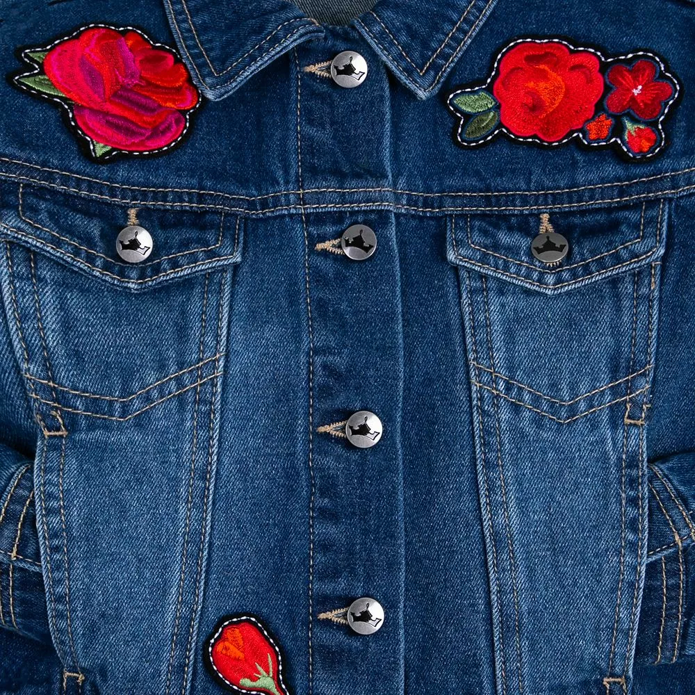Inspired By Belle – Beauty And The Beast Disney Ily 4EVER Denim Jacket For Girls 8 Inspired By Belle – Beauty And The Beast Disney Ily 4EVER Denim Jacket For Girls - Image 6
