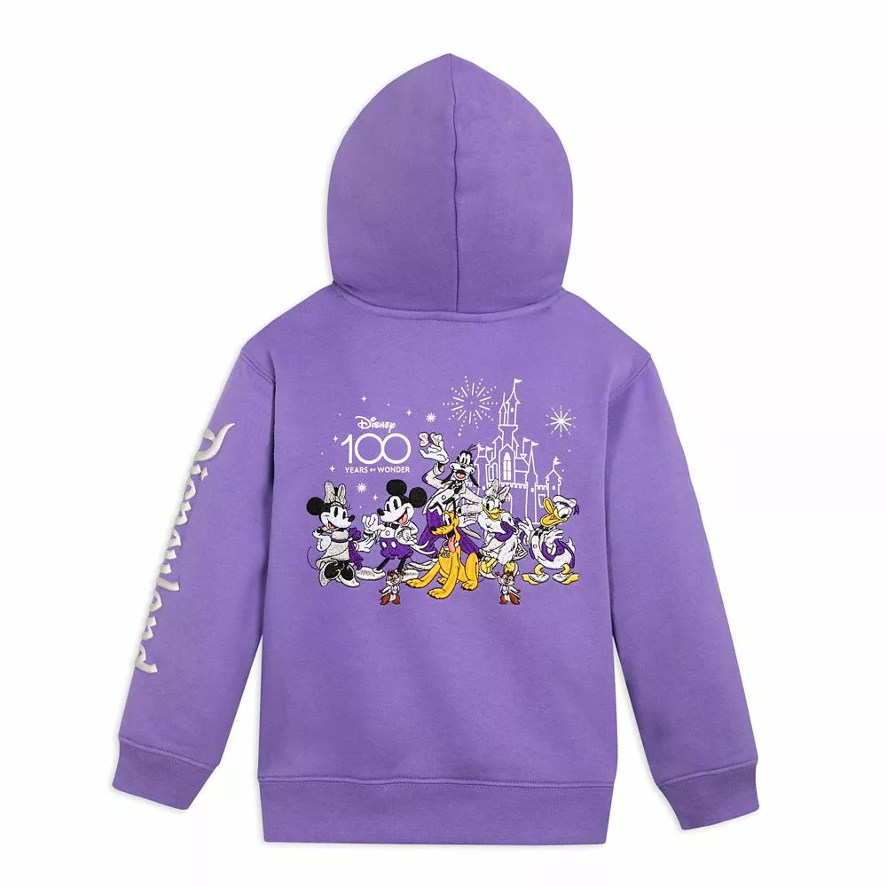 Mickey Mouse And Friends Disney100 Pullover Hoodie For Kids – Disneyland 4 Mickey Mouse And Friends Disney100 Pullover Hoodie For Kids – Disneyland - Image 2