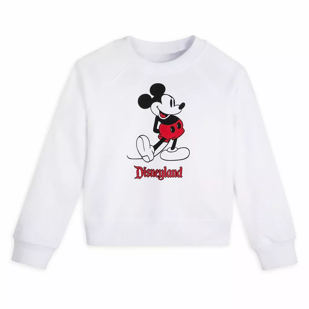 Mickey Mouse Classic Sweatshirt For Kids – Disneyland – White 3 Mickey Mouse Classic Sweatshirt For Kids – Disneyland – White