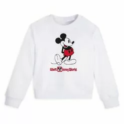 Mickey Mouse Classic Sweatshirt For Kids – Walt Disney World – White