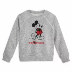 Mickey Mouse Classic Sweatshirt For Kids – Walt Disney World – Gray
