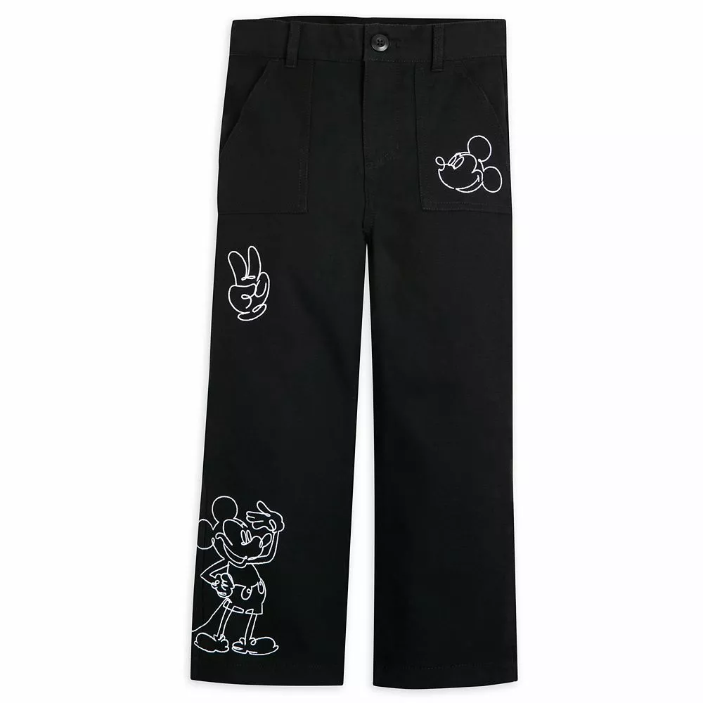 Mickey Mouse Outline Pants For Kids 3 Mickey Mouse Outline Pants For Kids